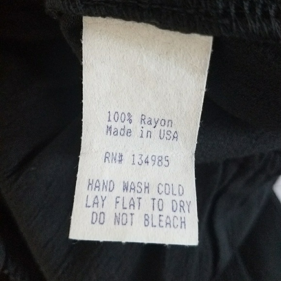 FOR LOVE & LEMONS Surplice Front Long Sleeve Top In Black XS. - Picture 6 of 6